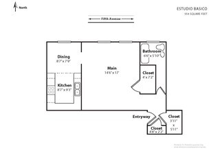Estudio Basico floor plan